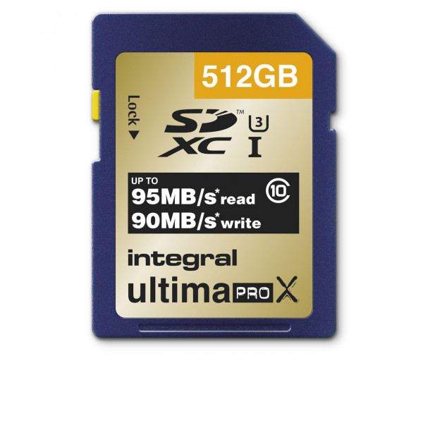 Integral UltimaPro X 512 GB SDXC HIGHSPEED Class 10 Speicherkarte-32